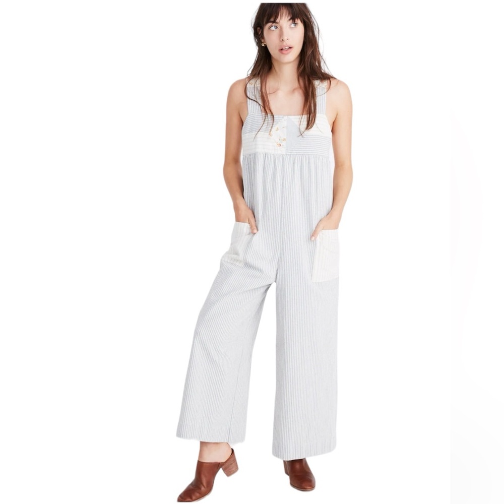 Madewell x The New Denim Project Patchwork Jumpsuit M